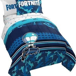 Blue & Navy Kids Bedding Comforter Set